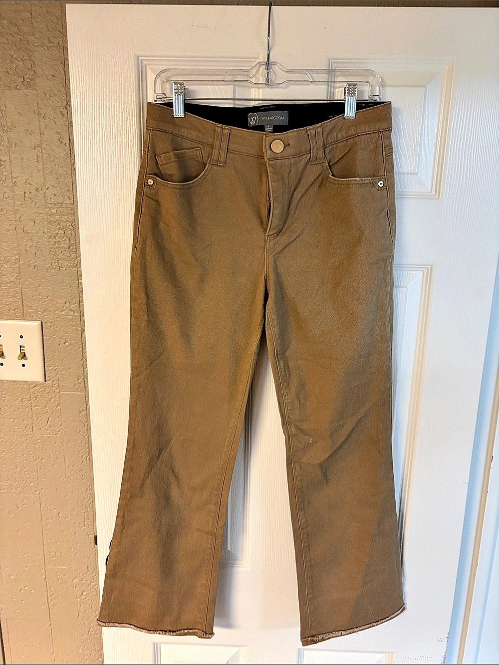 Wit & wisdom Modcloth Straight Leg Pants in Brown Size 6